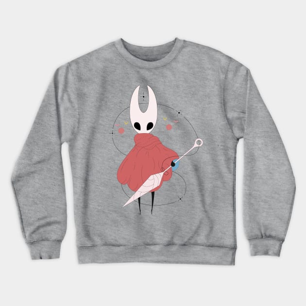 Hollow knight hornet Crewneck Sweatshirt by BrainDrainOnly